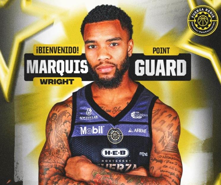 Marquis Wright, otro refuerzo más para Fuerza Regia 