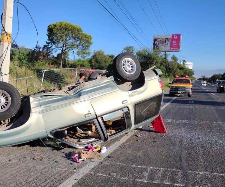 Choque al sur de Monterrey deja 4 heridos Choque al sur de Monterrey deja 4 heridos