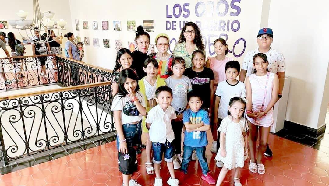 Comparten niños fotos del entorno en la Indepe Comparten niños fotos del entorno en la Indepe