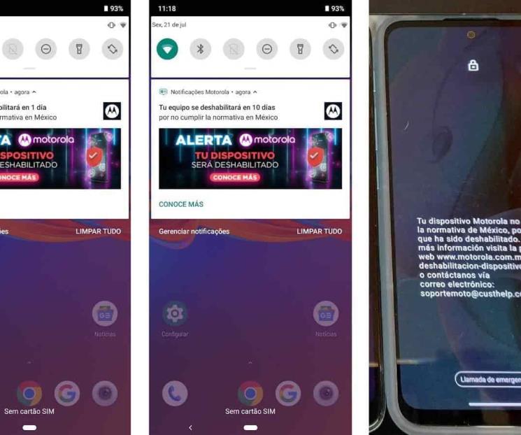 Motorola bloqueará smartphones en México Motorola bloqueará smartphones en México