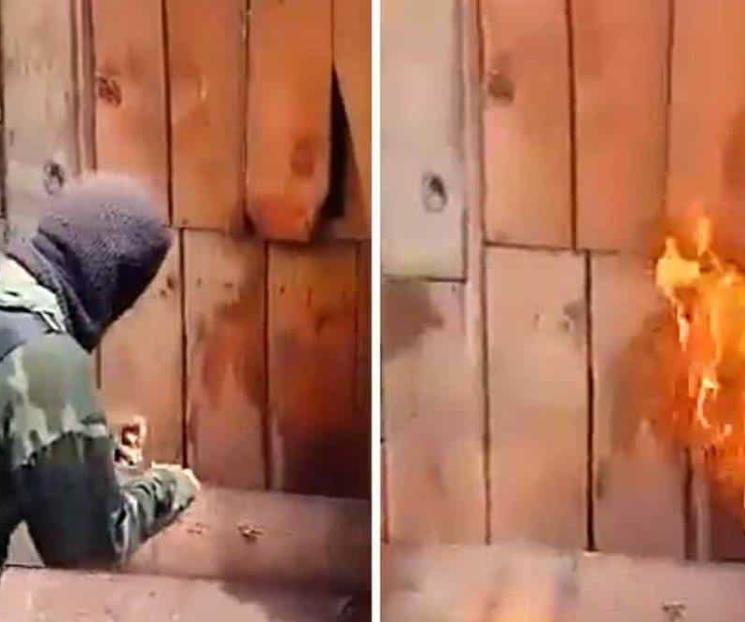 Grupo armado prende fuego a viviendas en Chiapas