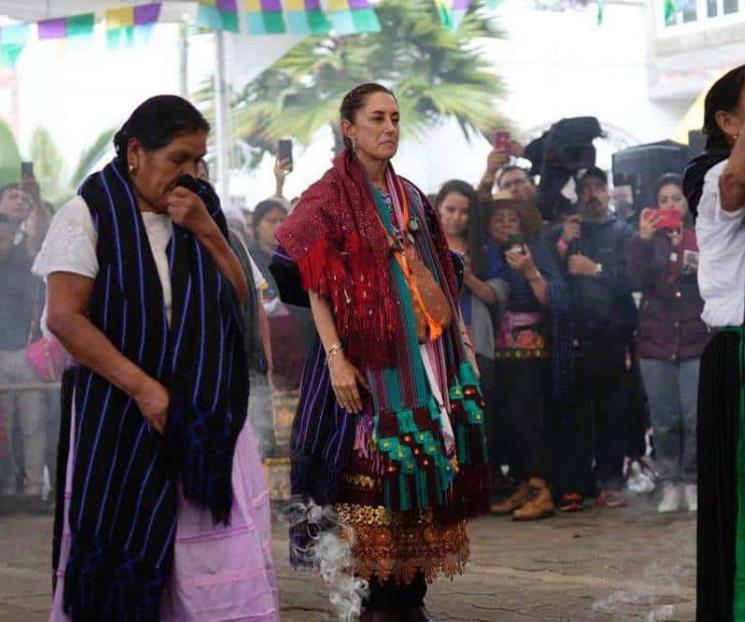Comunidad purépecha nombra Nana Claudia a Sheinbaum
