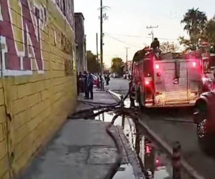 Causa alarma incendio en recicladora