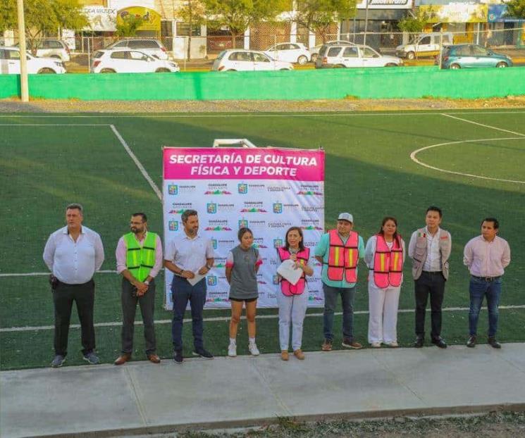 Estrena Guadalupe espacios para la activación física