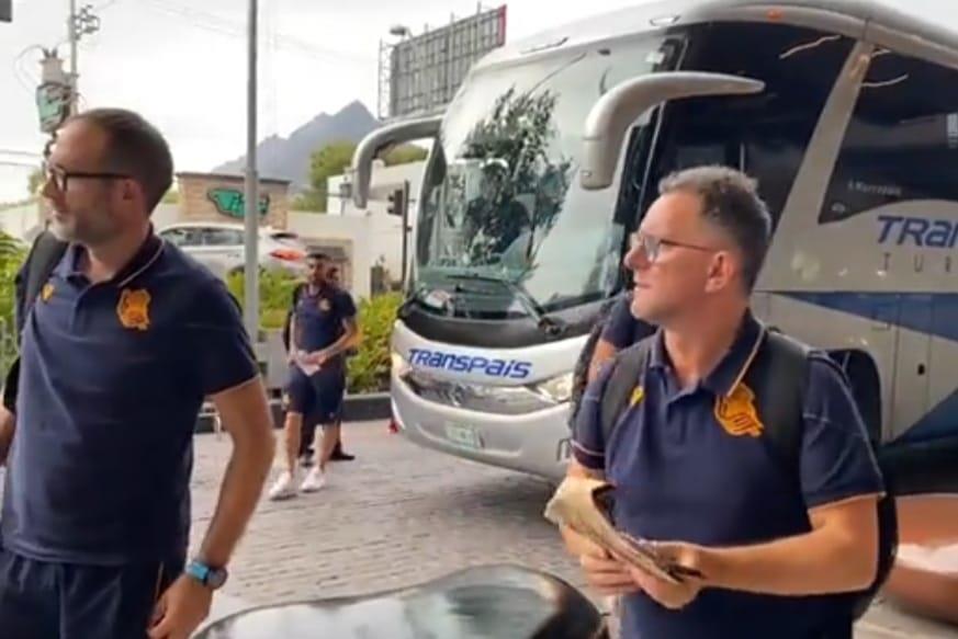 Llega la Real Sociedad a Monterrey