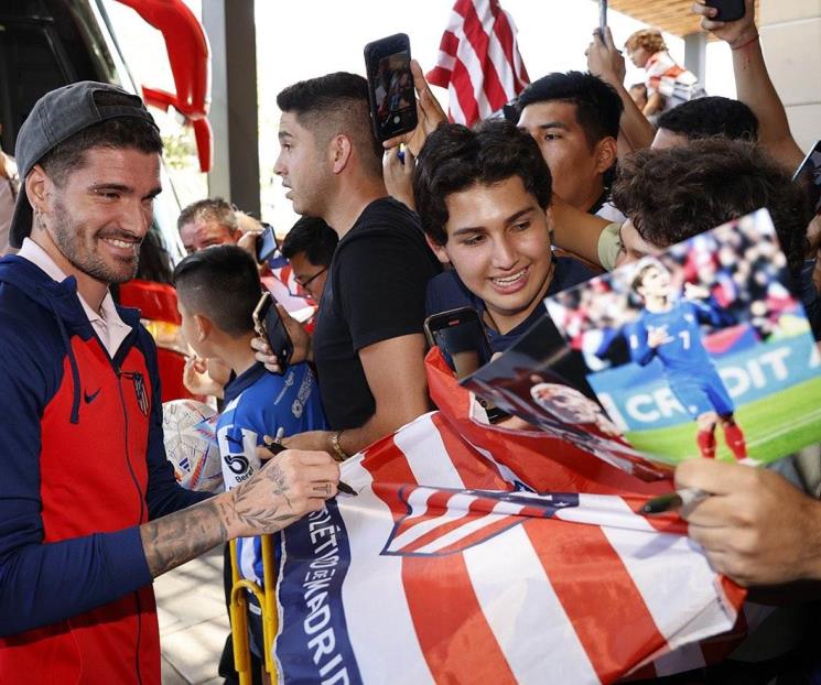 Arriba Atlético de Madrid a Monterrey para duelo amistoso 