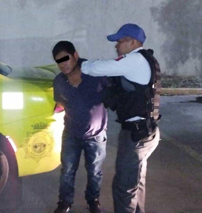 Ocasiona daños y lo detienen