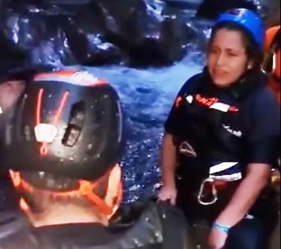 Sufre caída mujer excursionista