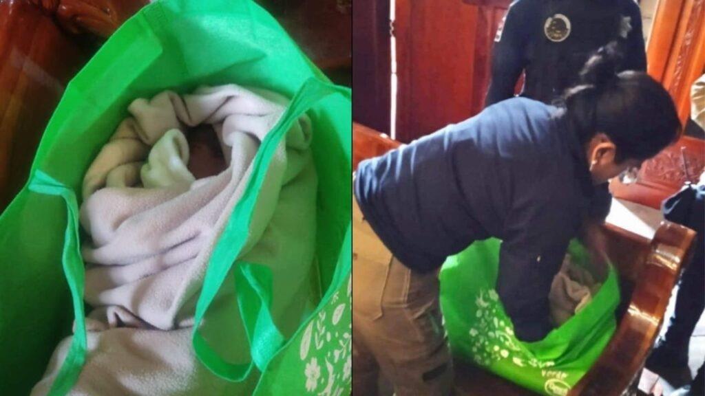 Abandonan a bebé en una iglesia en Zacatelco, Tlaxcala Abandonan a bebé en una iglesia en Zacatelco, Tlaxcala