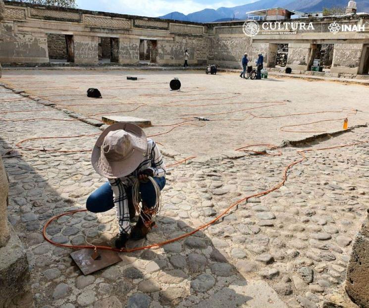 Habrían encontrado túneles en ruinas de Mitla