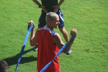 Entrena Atl&eacute;tico de Madrid en El Barrial