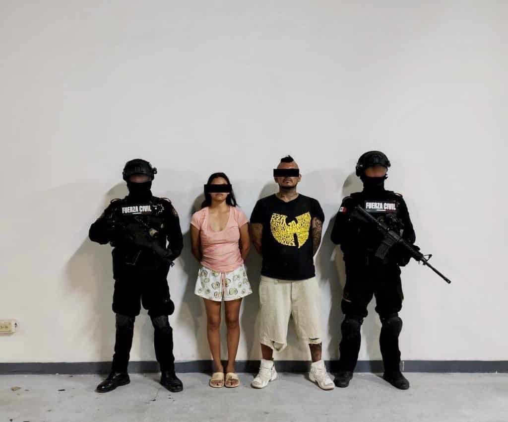Elementos de Fuerza Civil lograron la detención de cinco generadores de violencia en dos operativos simultáneos registrados en el estado.
