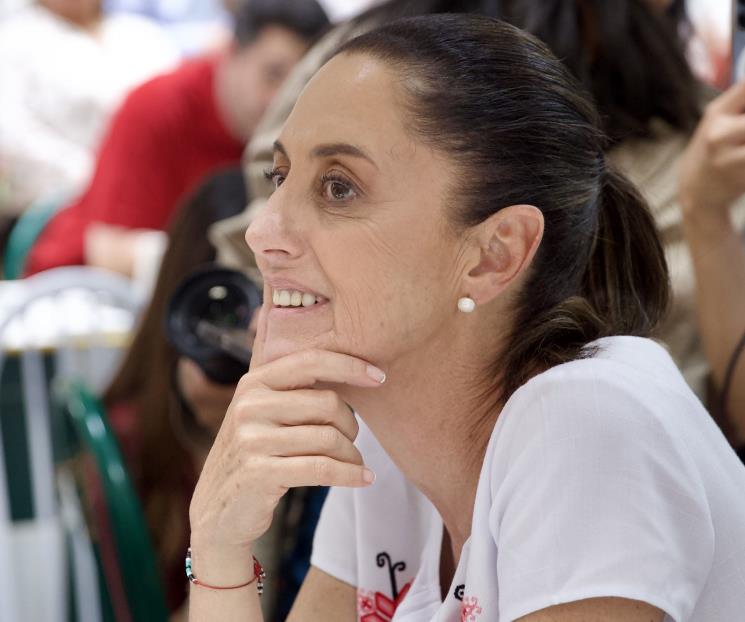 Sheinbaum está feliz en su trabajo Sheinbaum está feliz en su trabajo