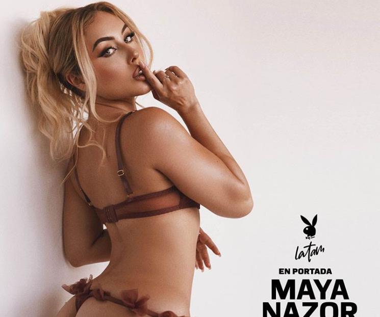 Posa Maya Nazor en revista para adultos