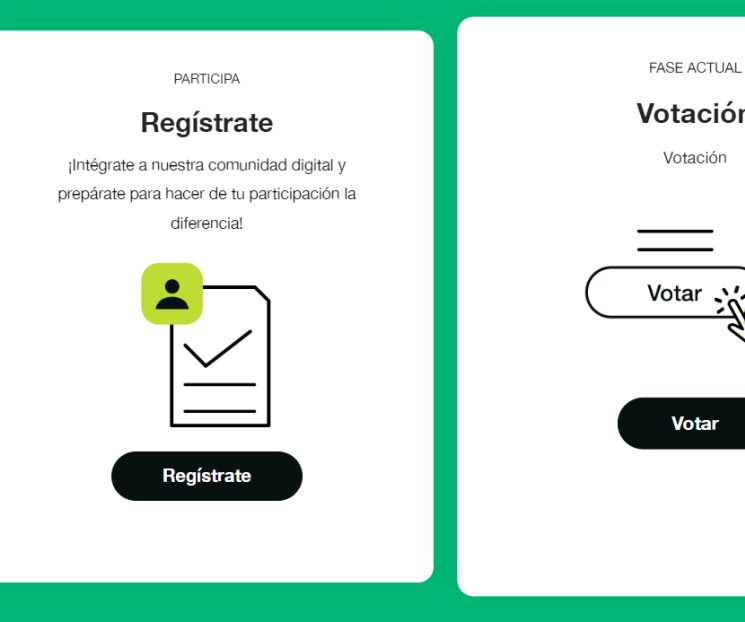Inicia votación para proyectos de Presupuesto Participativo