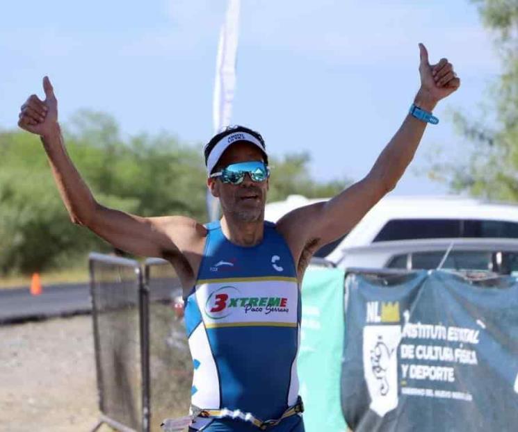 Paco Serrano, figura en Serial Estatal triatlón NL 2023