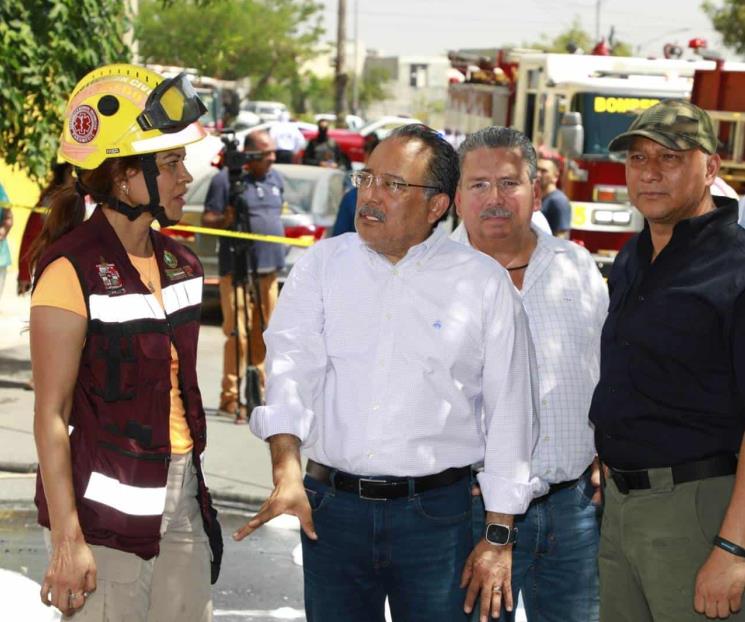 Brinda Escobedo asesoría legal a afectados por explosión