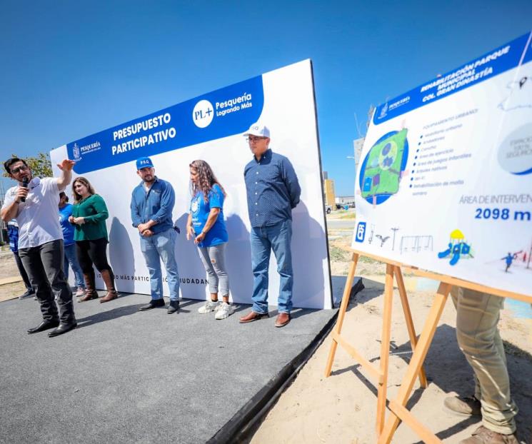 Empiezan en Pesquería obras del presupuesto participativo
