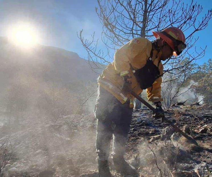 Controlan incendio en Galeana