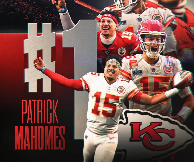 Eligen jugadores a Mahomes como el mejor de la NFL 