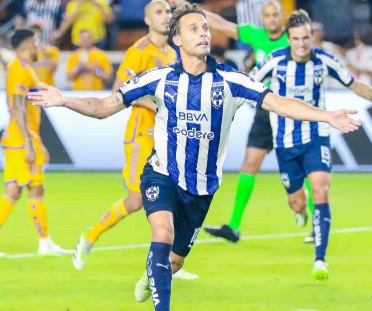 Feliz Canales con el gol y pase de Rayados