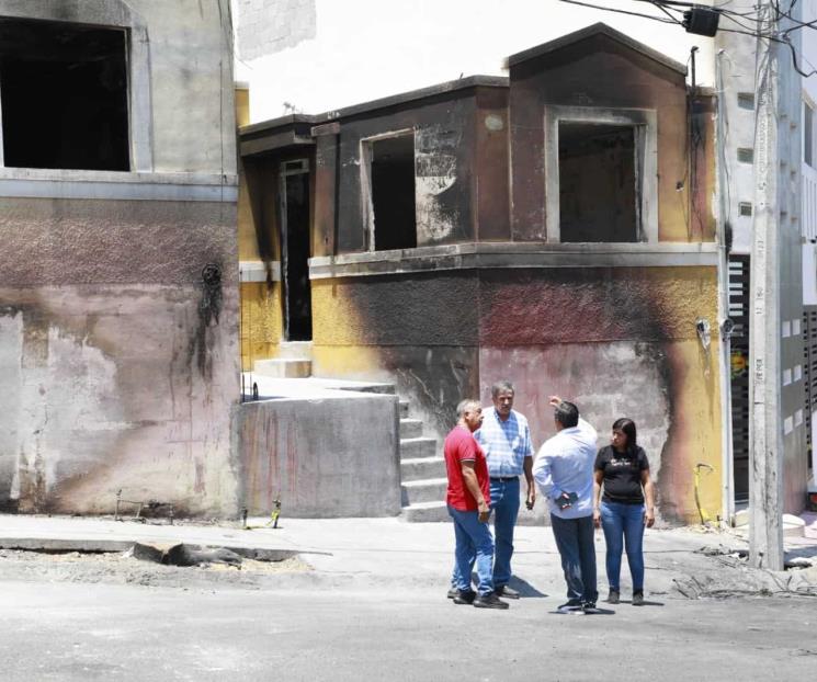 Atienden a familias afectadas por explosión