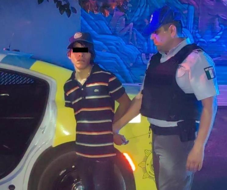 Lo detienen por amenazar a mujer
