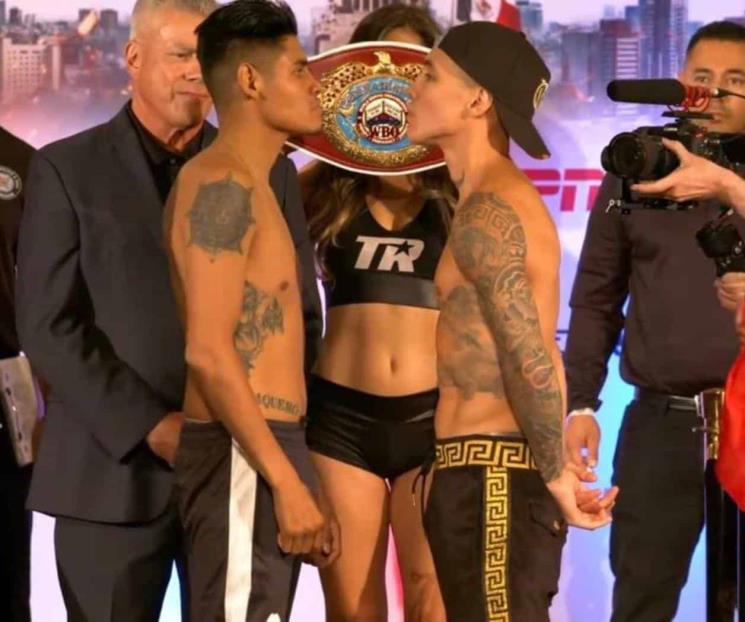 Los mexicanos Navarrete y Valdez cumplen con el pesaje