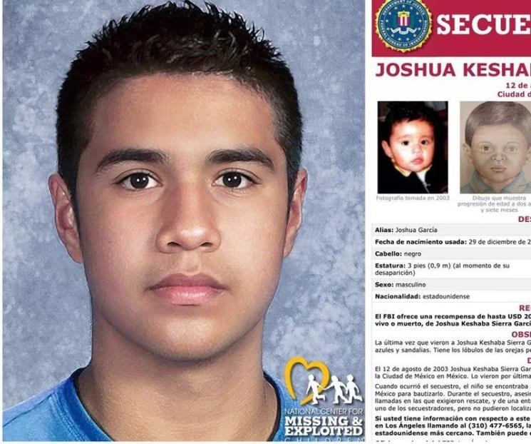 FBI ofrece 20 mil dólares por niño secuestrado en CDMX FBI ofrece 20 mil dólares por niño secuestrado en CDMX