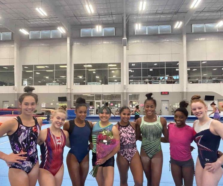 Entrena Alexa Moreno con Simone Biles
