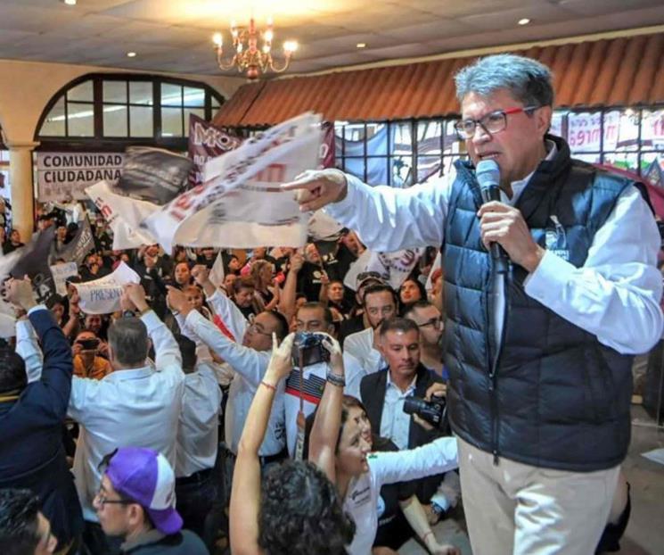 Asegura Monreal que respetará encuestas