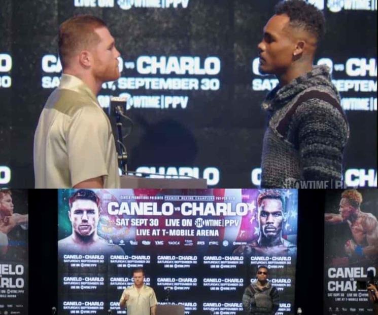 Tienen Canelo y Charlo su primer cara a cara