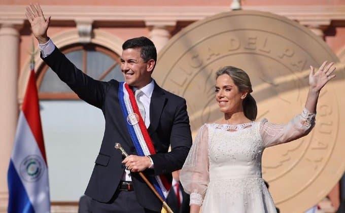 Rinde protesta Santiago Peña como presidente de Paraguay