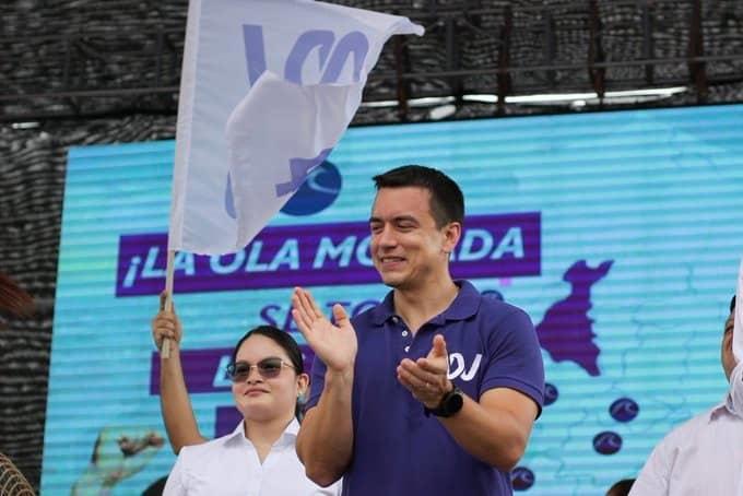 Cierre de campaña de Noboa es interrumpido por tiroteo Cierre de campaña de Noboa es interrumpido por tiroteo