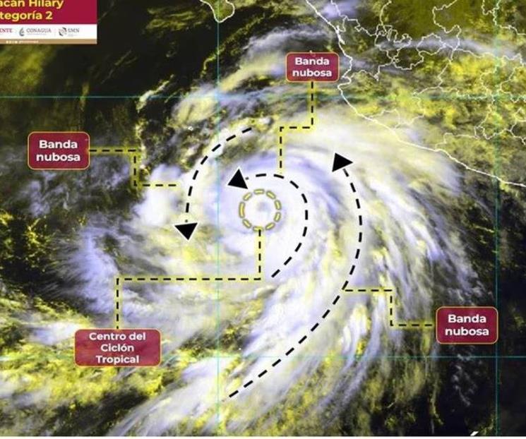 Cierran puertos en el Pacífico por huracán Hilary