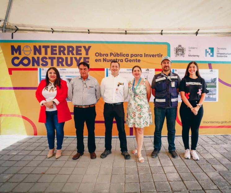 Entregan en Monterrey obra de presupuesto participativo