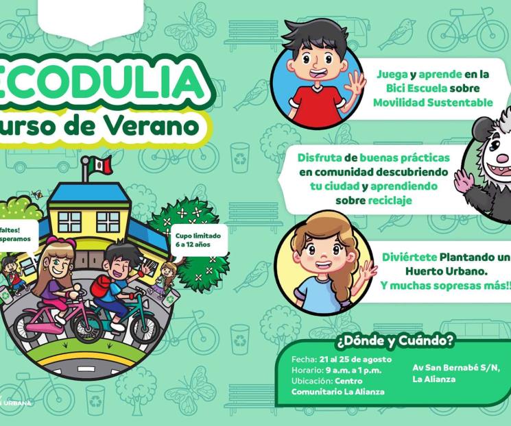 Invita NL a curso de verano ecológico
