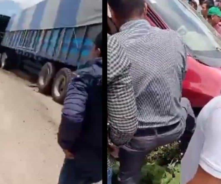 Accidente de tráiler deja un muerto en Teopisca , Chiapas