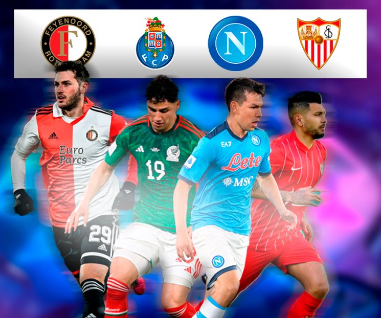 Mexicanos en la Champions League 2023: El sueño europeo