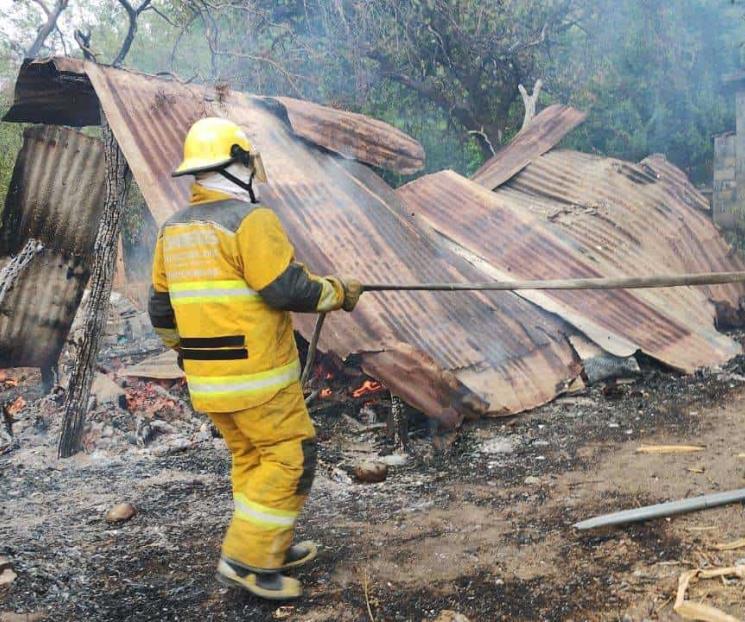 Acaba incendio con tejabán
