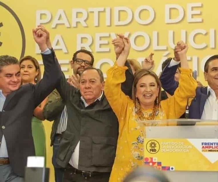 Formaliza PRD respaldo a Xóchitl Gálvez