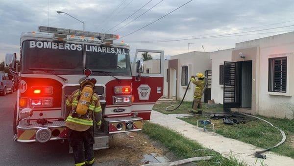 Se incendia domicilio en Linares