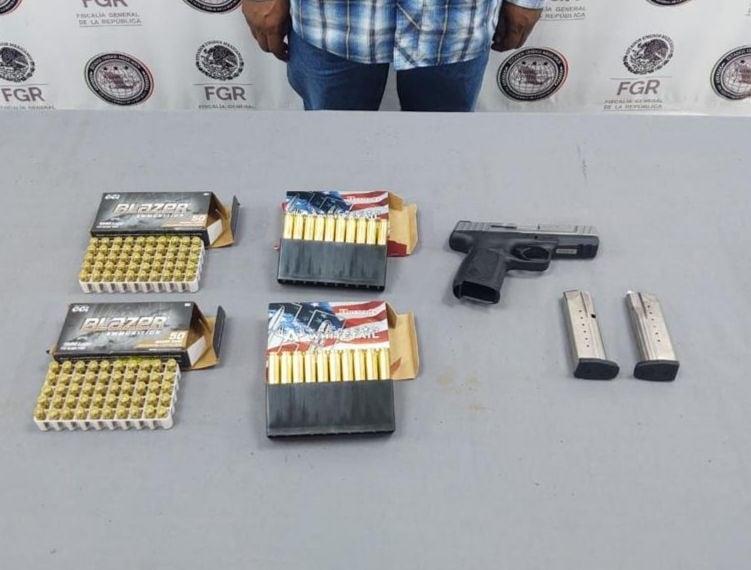 Lo detienen por portar arma de fuego en Galeana