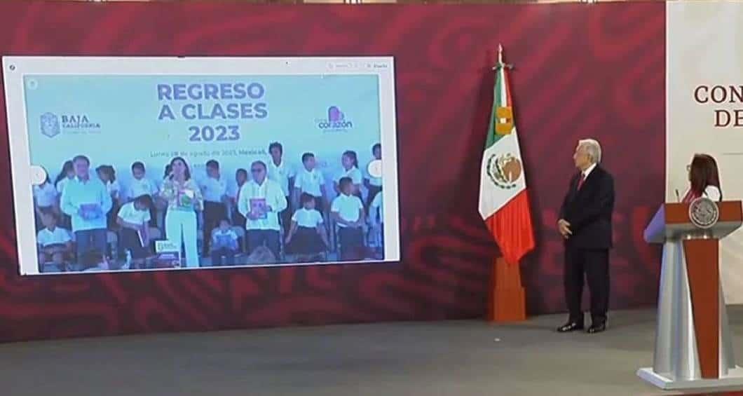 AMLO inaugura ciclo escolar 2023-2024 AMLO inaugura ciclo escolar 2023-2024