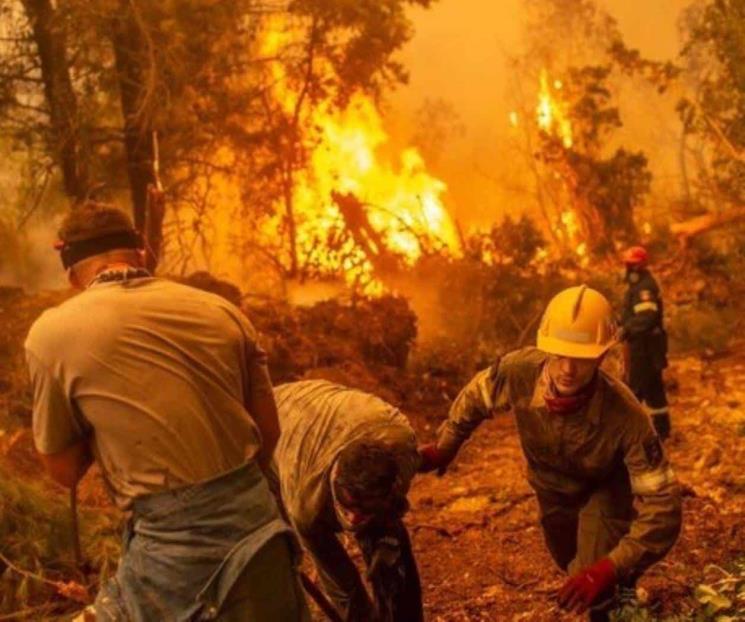 Incendio en Grecia, el más grande en la historia de la UE