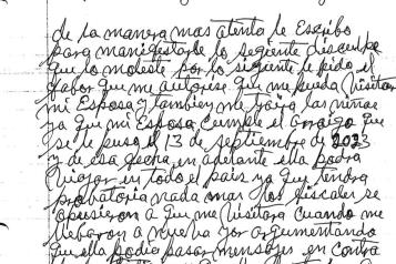 Difunden carta escrita por El Chapo