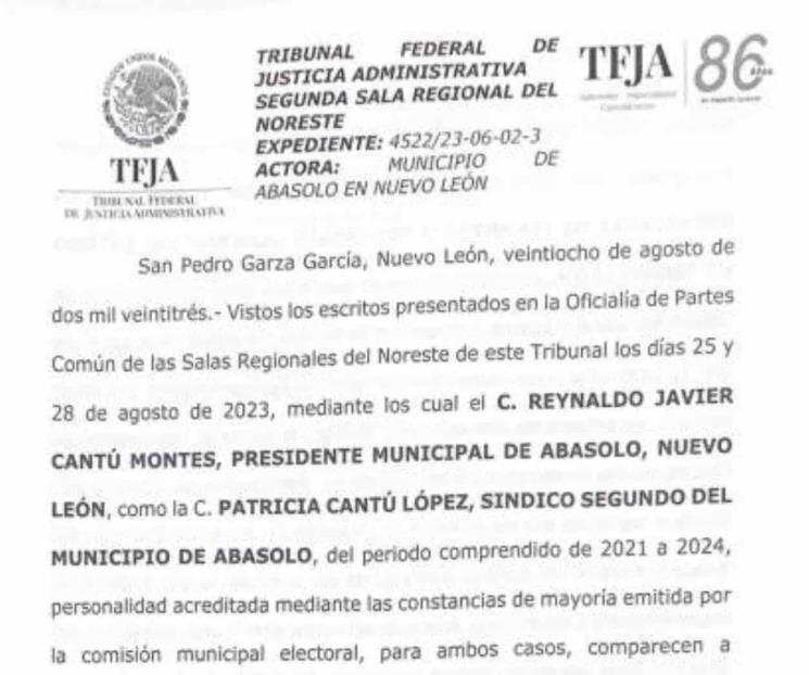 Frena el TFJA recursos para municipios de NL