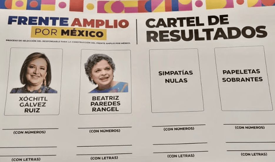 Presume Frente Amplio papeletas de Gálvez y Paredes Presume Frente Amplio papeletas de Gálvez y Paredes