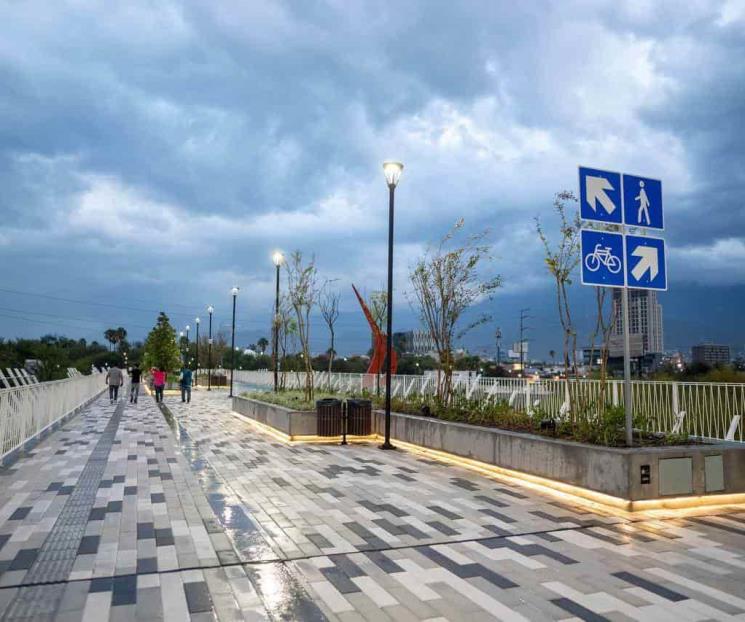 Inauguran Samuel y Colosio el Puente Verde