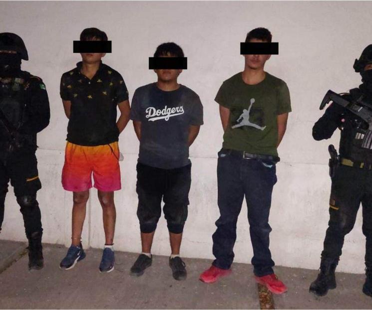 Detienen a 3 implicados en hechos delictivos en Abasolo Detienen a 3 implicados en hechos delictivos en Abasolo